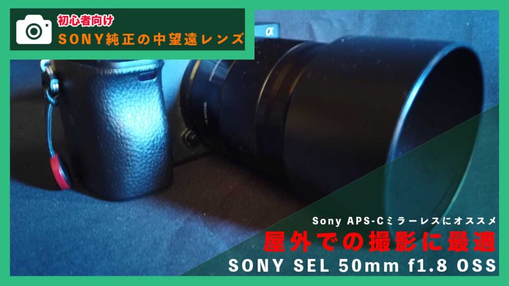 【SONY SEL 50mm F1.8 OSS】動画撮影初心者におすすめのSONY純正の中望遠レンズ